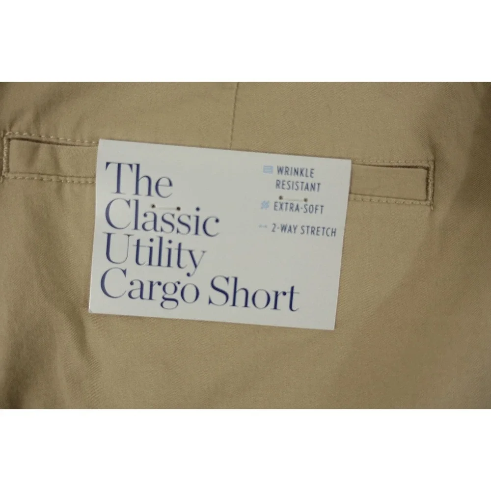 Croft and Barrow Utility Cargo Shorts Men 52 Big Tall Stretch Wrinkle Resistant